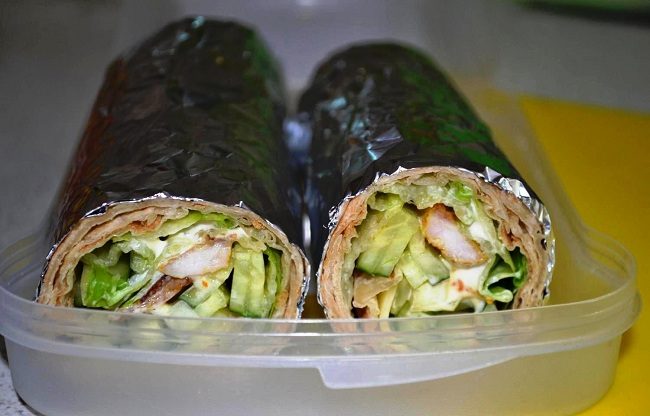 Лаваш с курицей