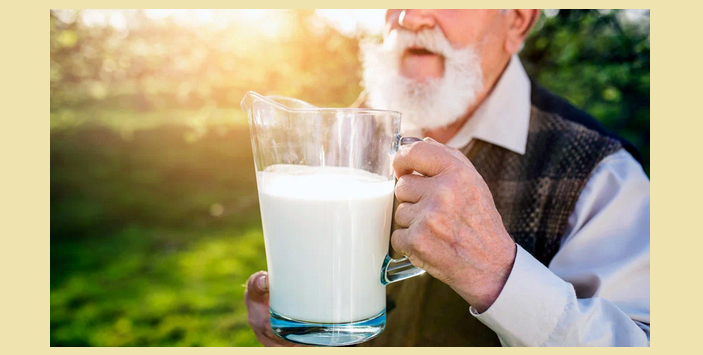 Puedes beber leche después de 70 años
