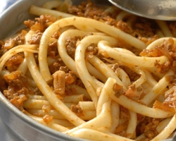 Flot Pasta με κιμά κρέατα: Οι καλύτερες συνταγές, φωτογραφίες. Νόστιμα ζυμαρικά με κιμά σε αργή κουζίνα, φούρνο, τηγάνι: συνταγές