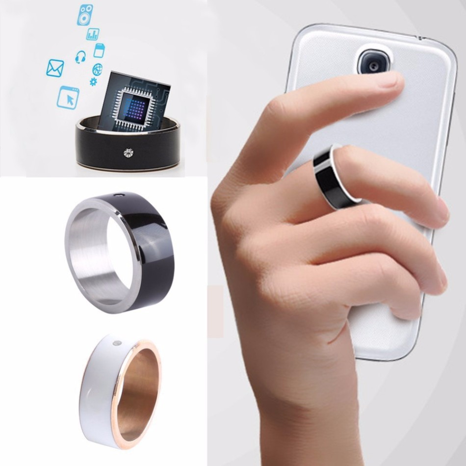 El anillo le permite intercambiar información entre el teléfono inteligente y el anillo