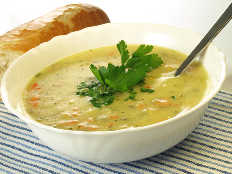 Крем-суп из замороженных овощей