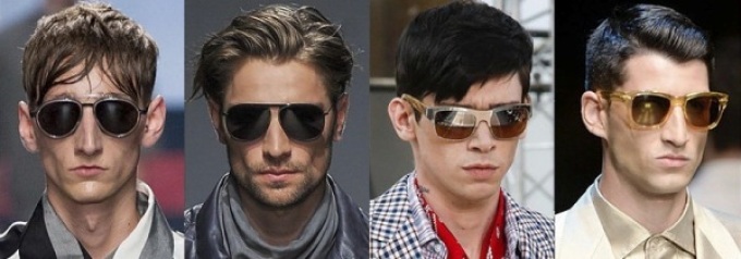 Мъжки слънчеви очила: Мода 020