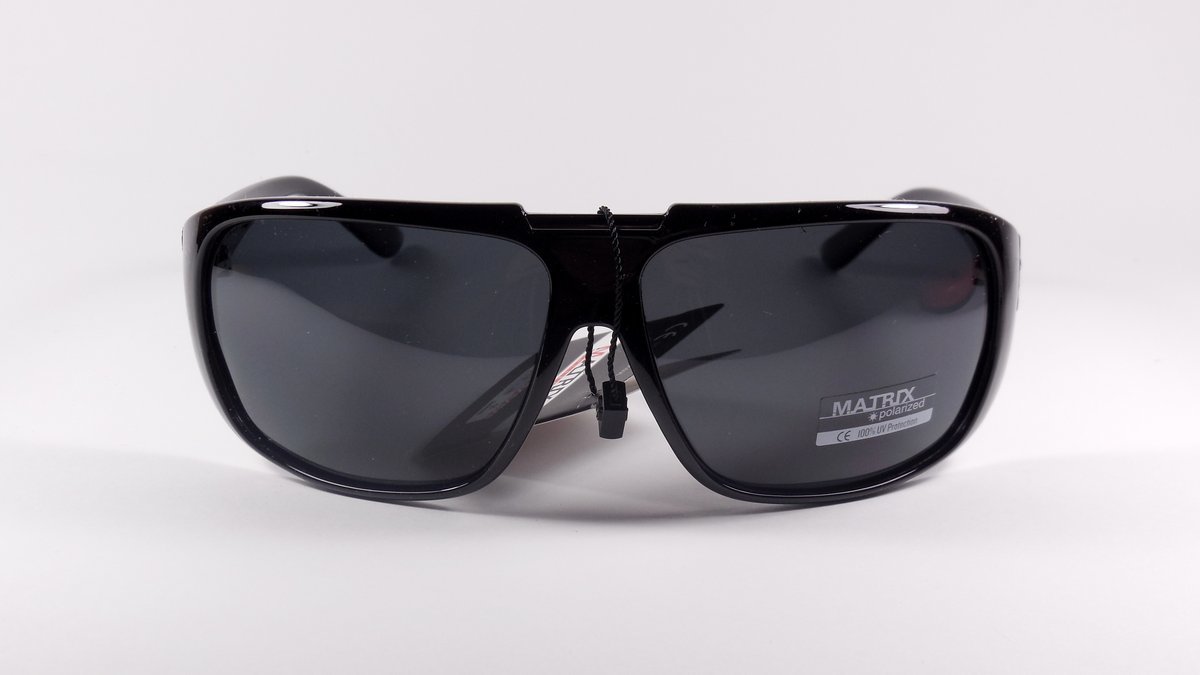 Gafas de matriz de gafas de sol negras deportivas