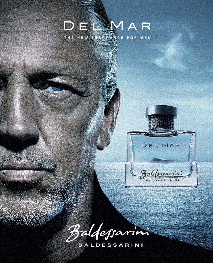 La publicidad de perfume de Del Mar es lo mejor que refleja la impresión de él