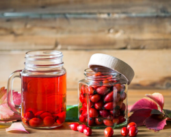 Recetas de rosahip: pruebe el jarabe o el té de los resfriados y para aumentar la inmunidad