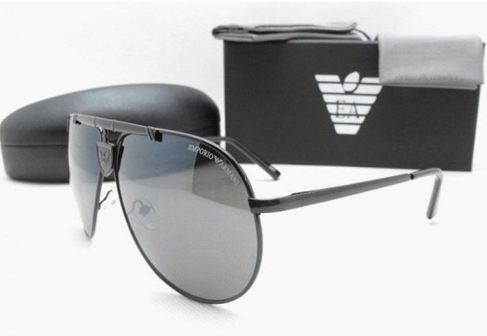 Черни мъжки слънчеви очила emporio armani