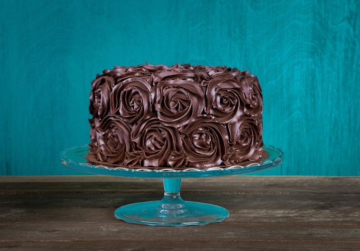 Торт с кофейно-шоколадными розами