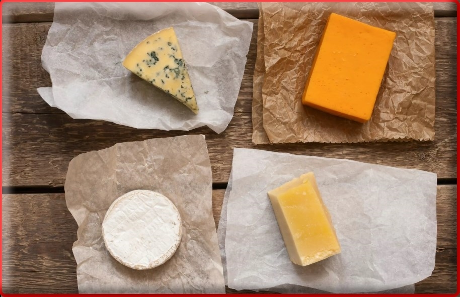 Пергаментная бумага поможет сохранить сыр в холодильнике