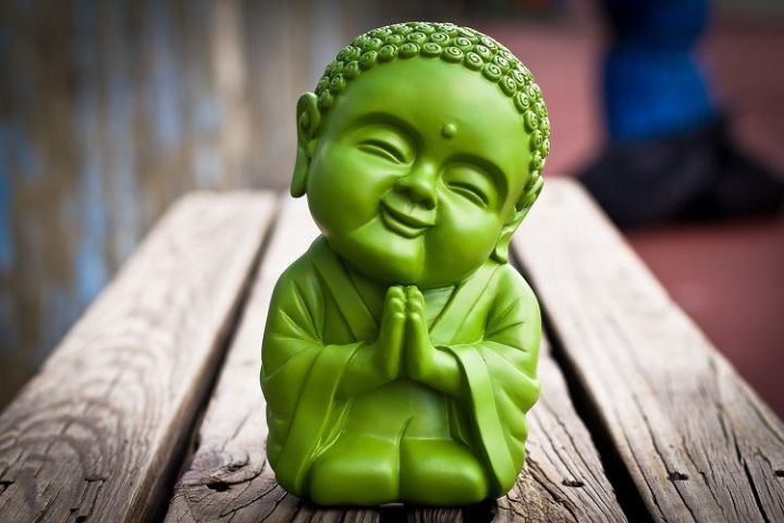 Χαμογελώντας τον Βούδα-μια ισχυρή φυλαχική εικόνα