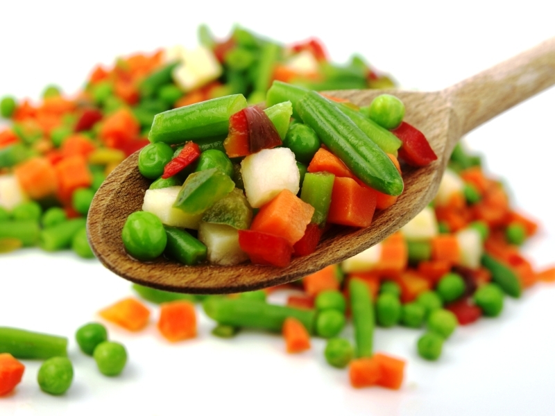 Замороженные овощи можно есть