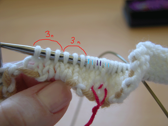 Добавете плетене на една кука на рагата