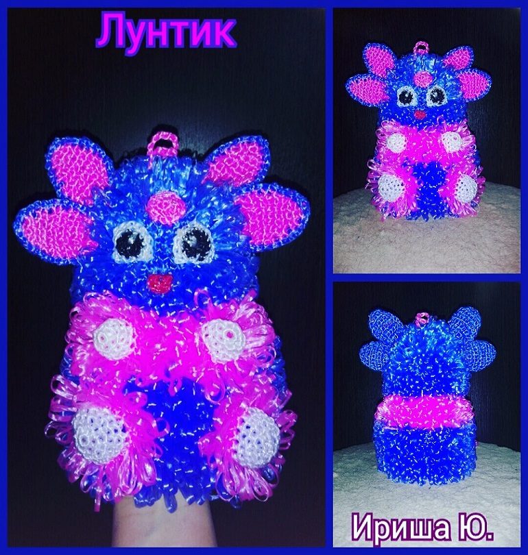Мочалка-игрушка