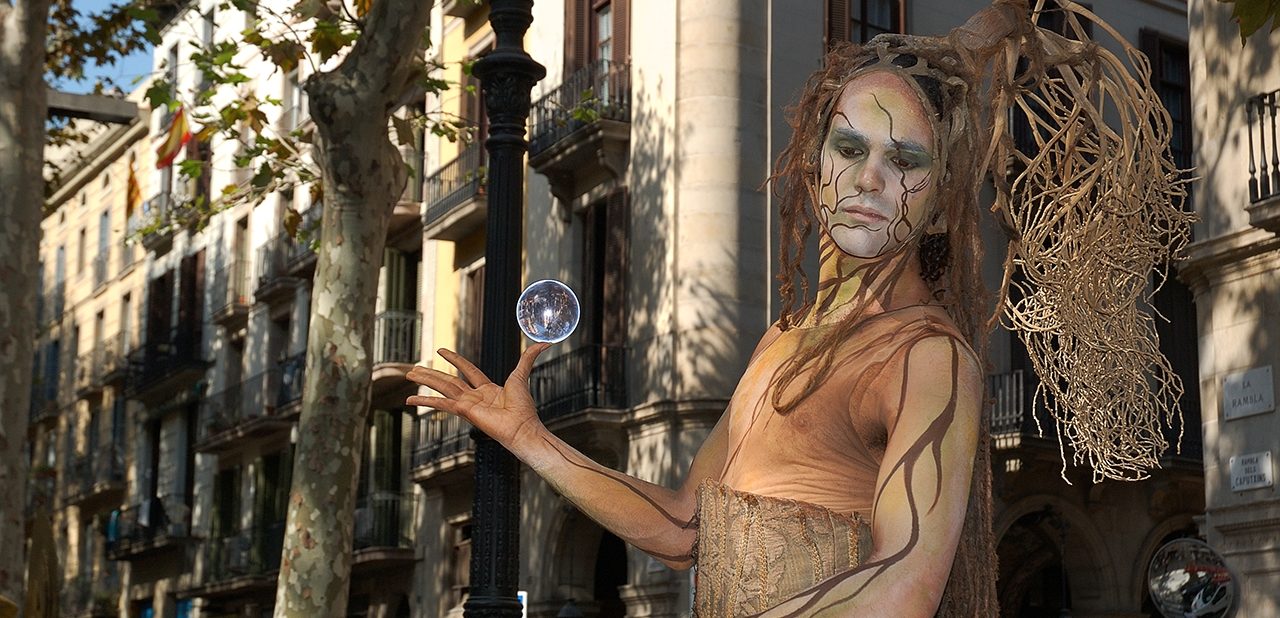 Рамбла эстудис, барселона, испания