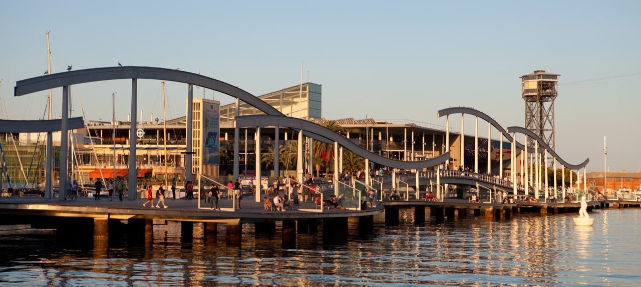 Port vell (старый порт), барселона, испания