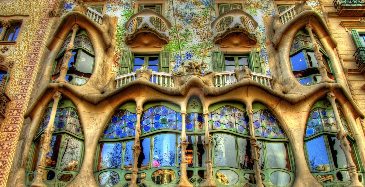 Дом бальо (casa batlló), барселона, испания