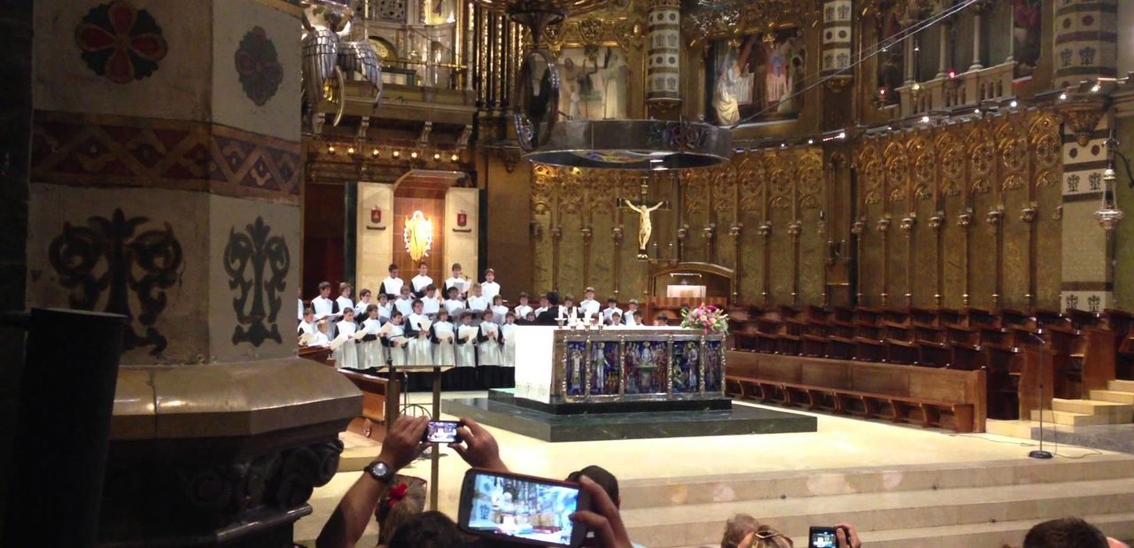 Хор escolania de montserrat, монсеррат, испания