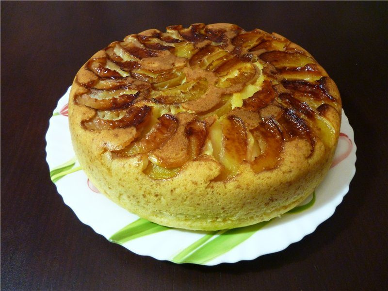 Шарлотка с киви