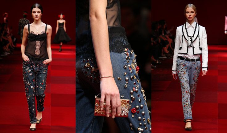 Джинсы dolce gabbana