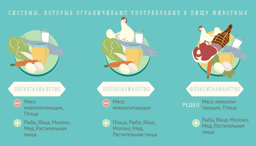 Системы, которые ограничивают употребление мяса