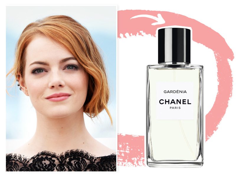Эмма стоун — gardenia, chanel