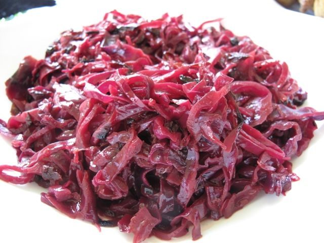 Маринованная синяя капуста с медом