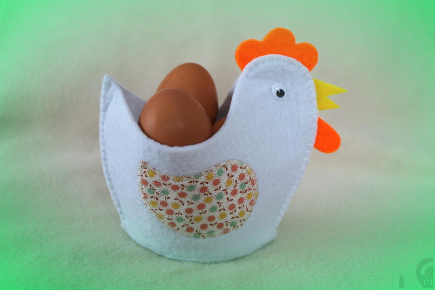 Курочка из фетра