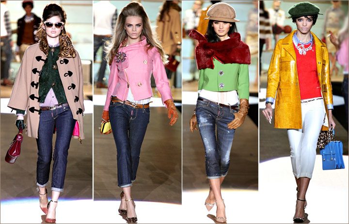 Укороченные джинсы от ralph lauren