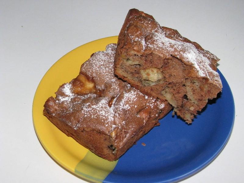 Шоколадная шарлотка