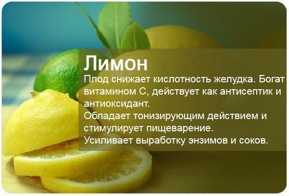 Польза лимона