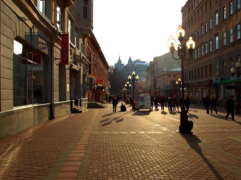 Достопримечательность москвы - старый арбат