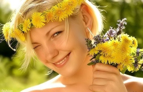 Одуванчик применяют для регулярного ухода за волосами и их лечения.