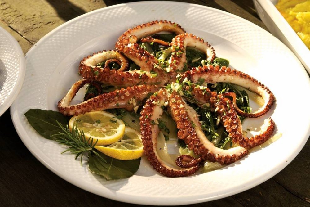 Хорватская кухня осьминог