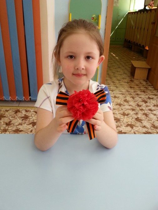 Поделка из салфеток к 9 мая