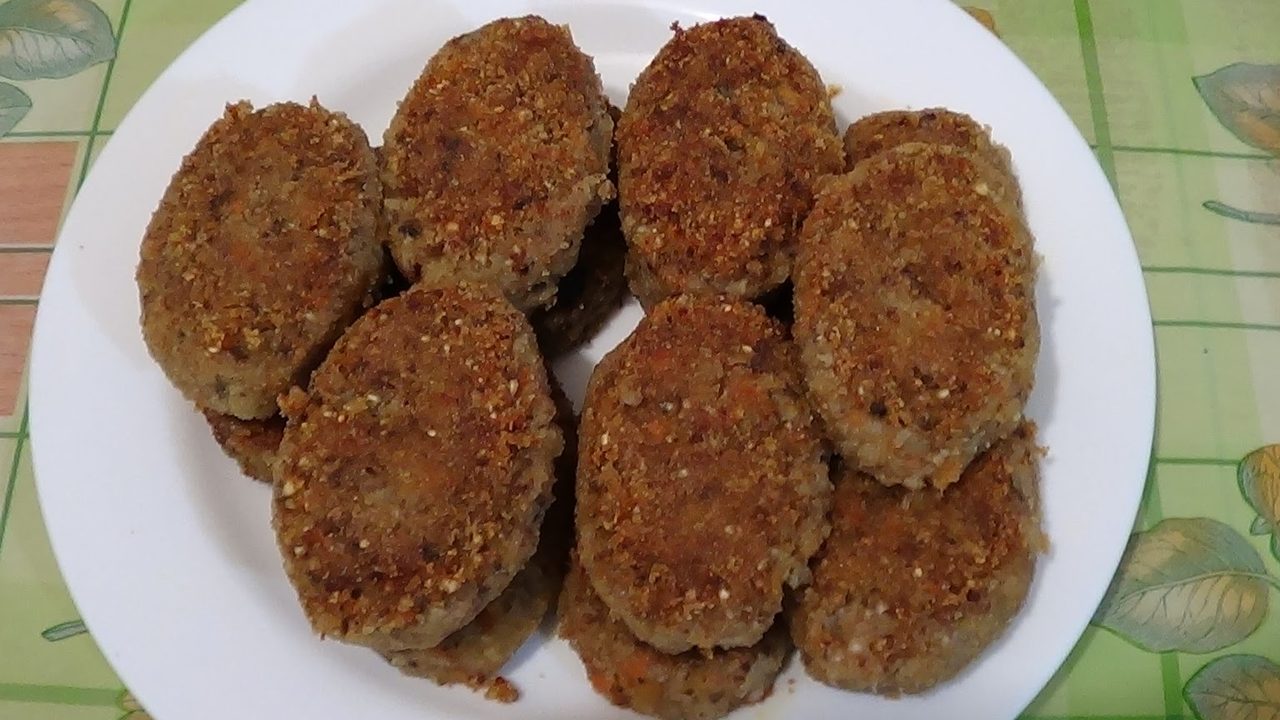 Котлеты в духовке из говядины и гречки