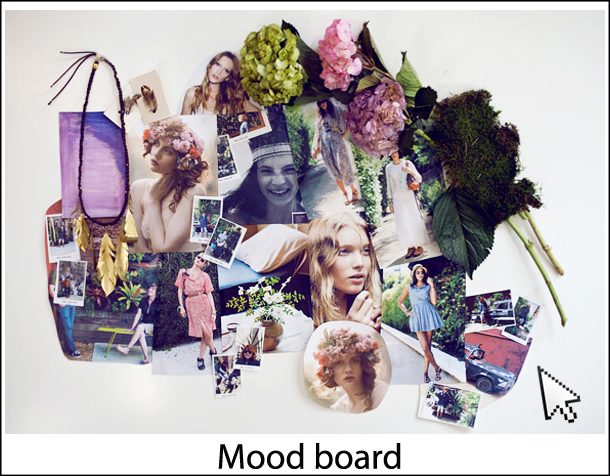 Стильный mood board в комнате подростка