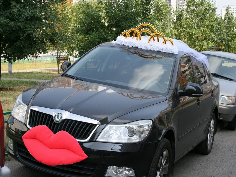 Кольца на машину для свадьбы своими руками