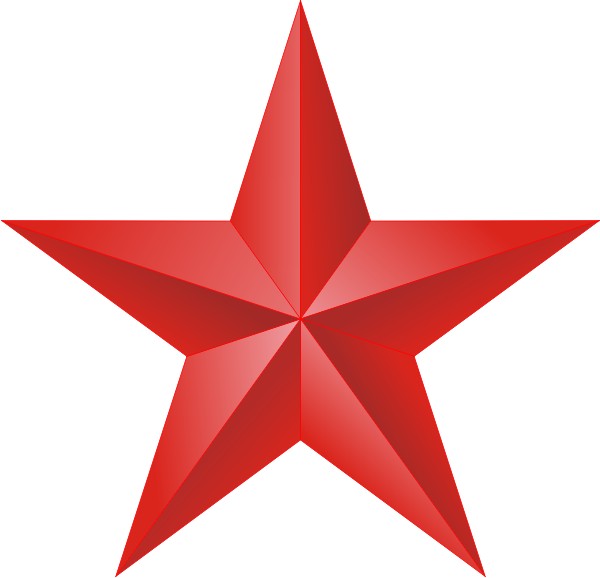 Объемная звезда красками