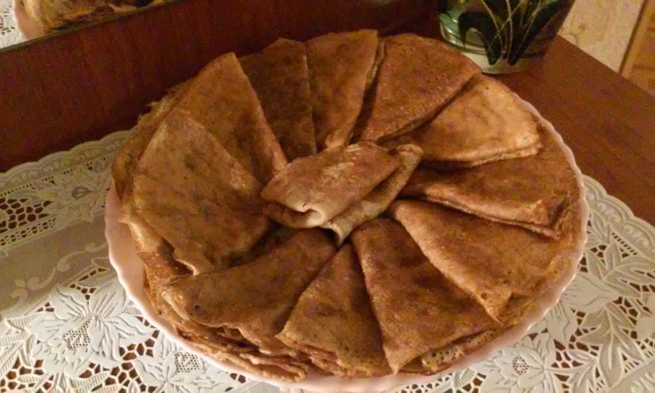 Аппетитные, ржаные блины