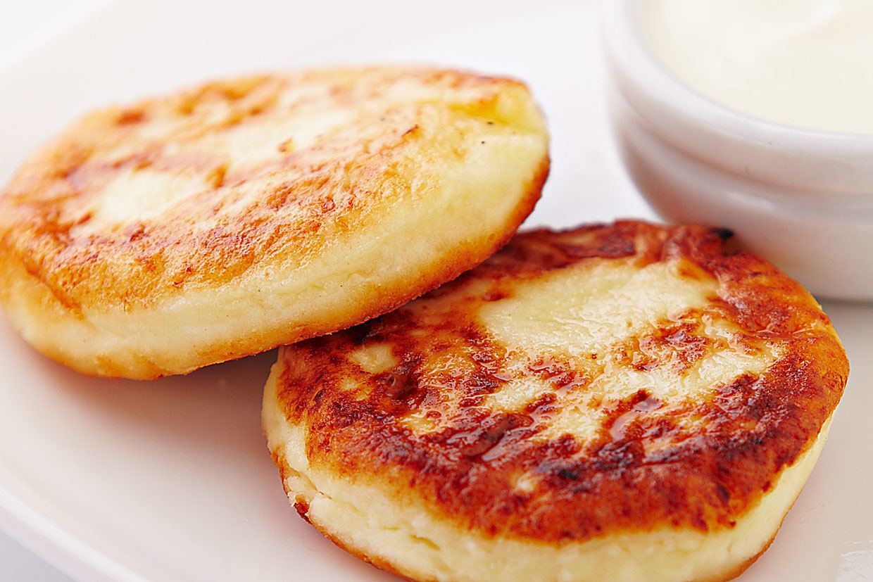 Сырники с манкой.