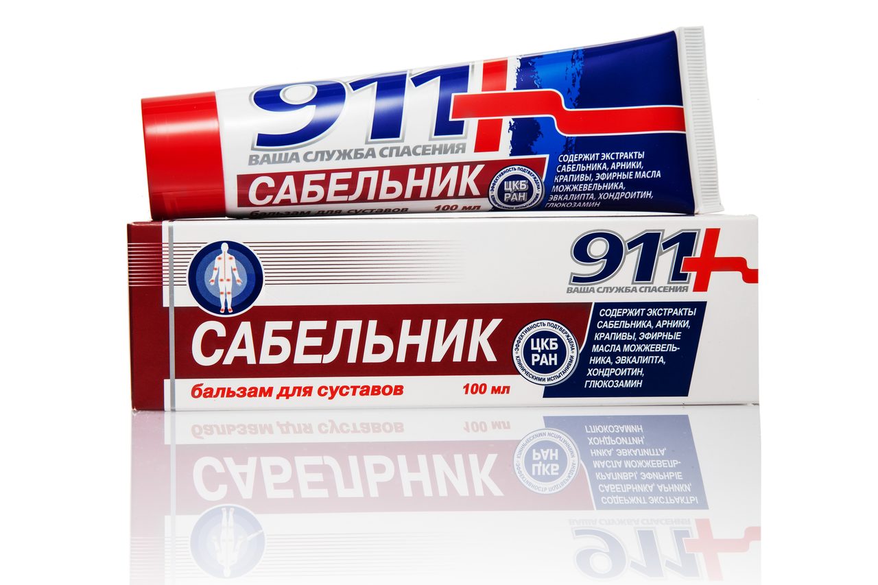 Гель-бальзам сабельник для лечения суставов