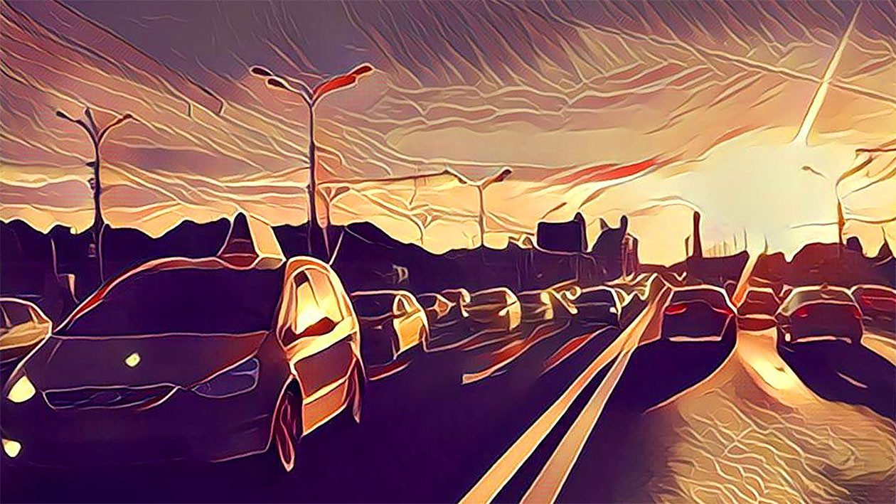 Снимок обработанный в prisma