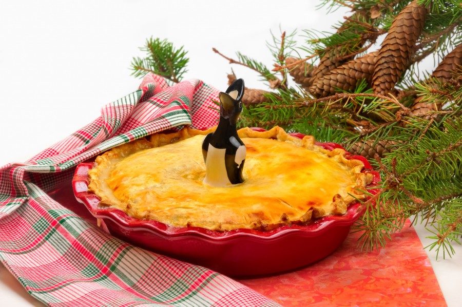 Пирог с артишоками и ветчиной