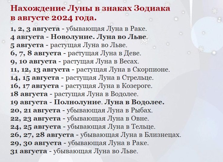Август 2024
