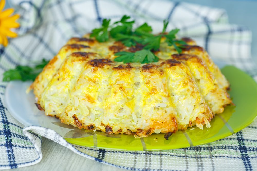Кабачковая запеканка.