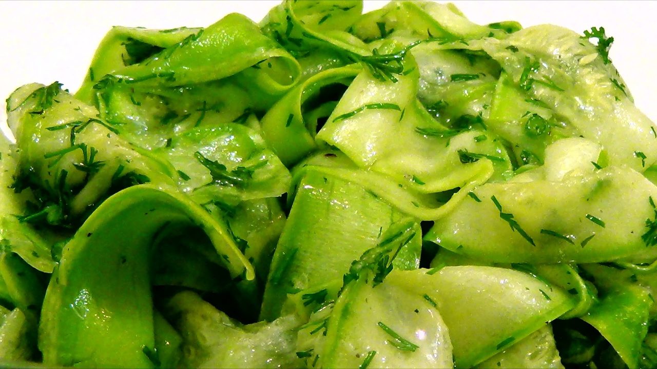 Кабачки по-корейски быстрые