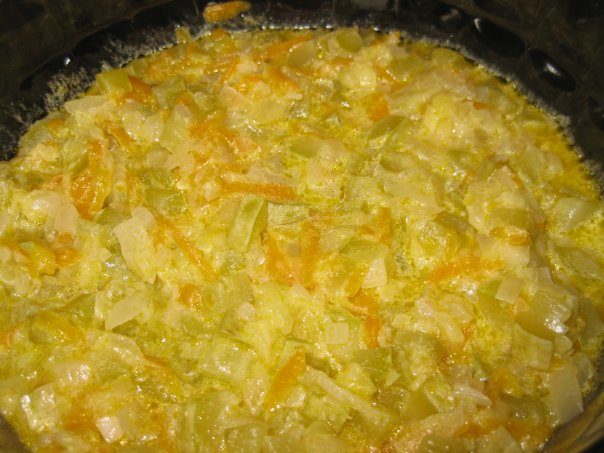 Нежные кабачки в сливочном соусе