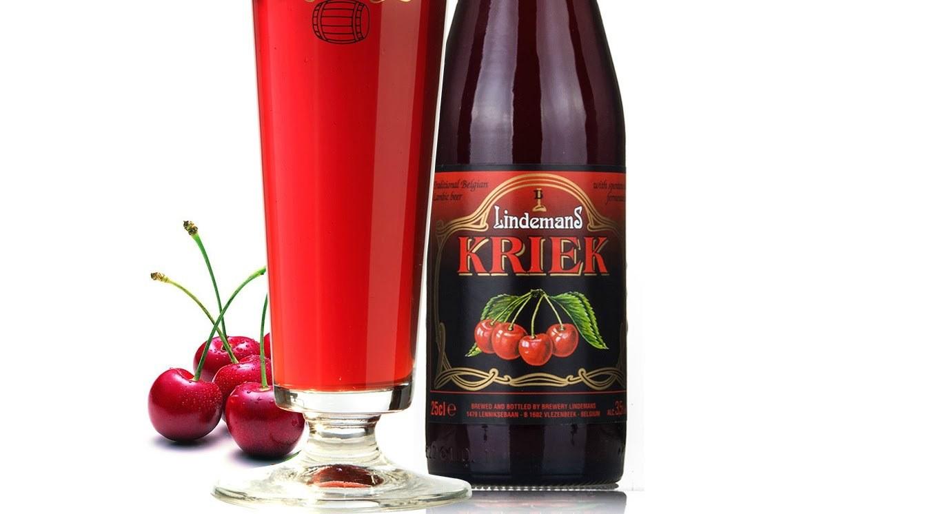 Фруктовое пиво "kriek" из бельгии