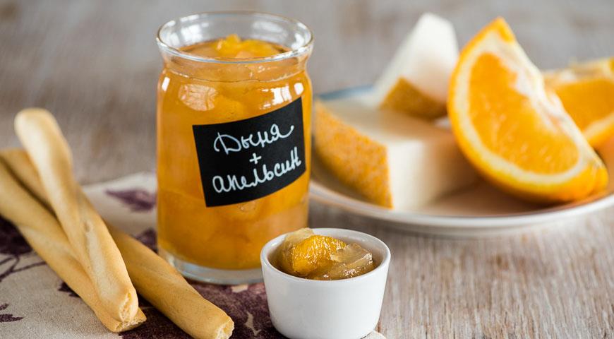 Варенье из дыни и апельсина