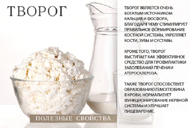 Полезные свойства творога