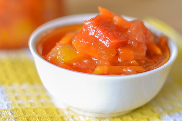 Лечо из замороженного перца